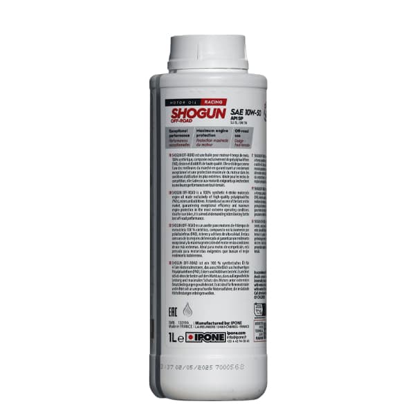 Моторна олива IPONE SHOGUN OFF-ROAD 10W-50 1Л, фото 2