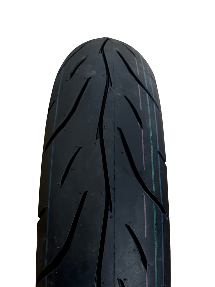 Резина передня (мотард) Kenda K711 120/70 - 17 58H у комплекті з камерою і фліппером, фото 2