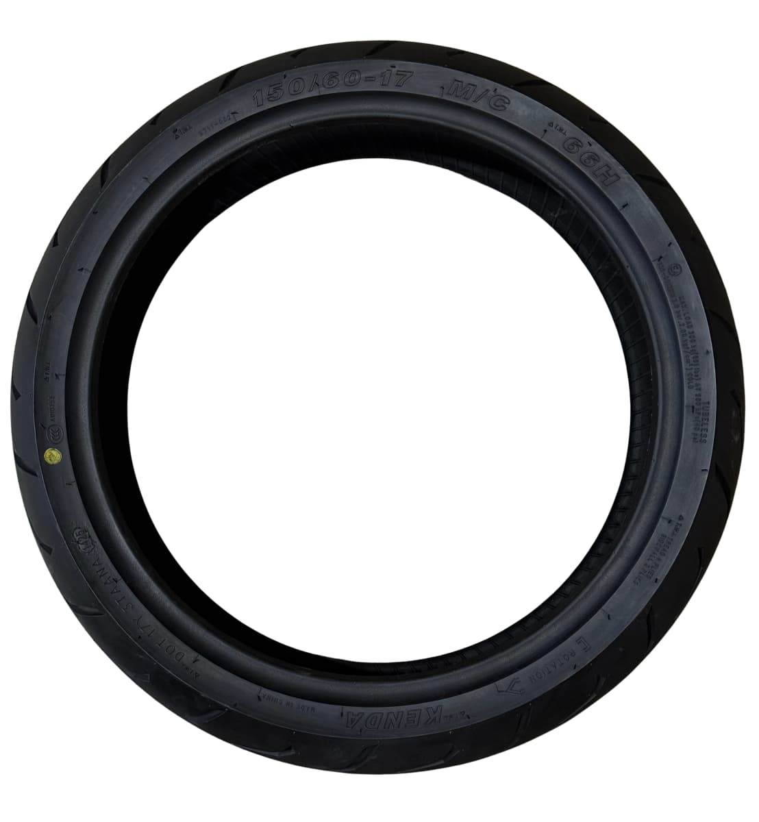 Резина задня (мотард) Kenda K711 150/60 - 17 66H у комплекті з камерою і фліппером, фото 3