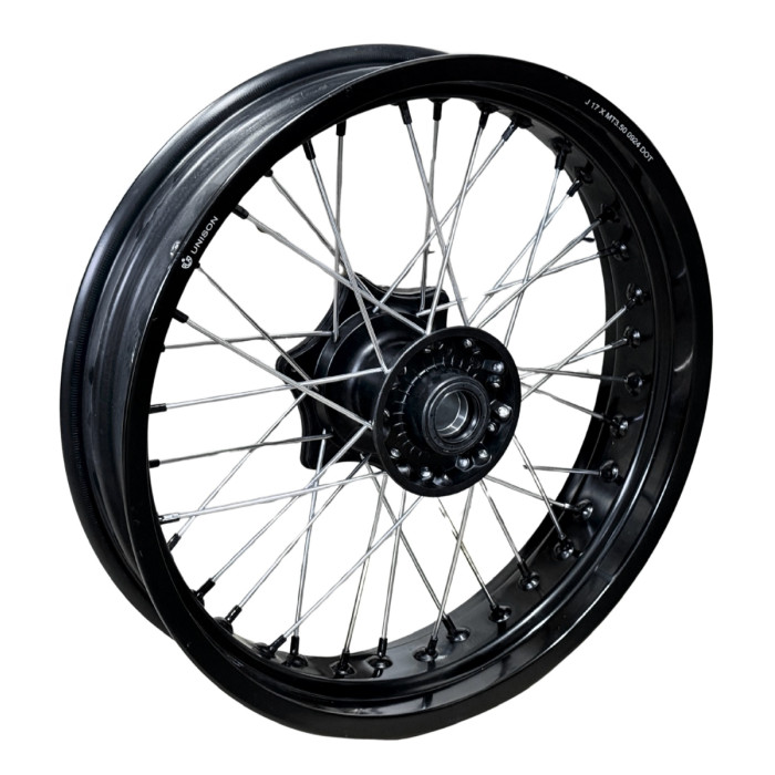 Обід передній зібраний (мотард) UNISON J17*MT3.50 0924 DOT