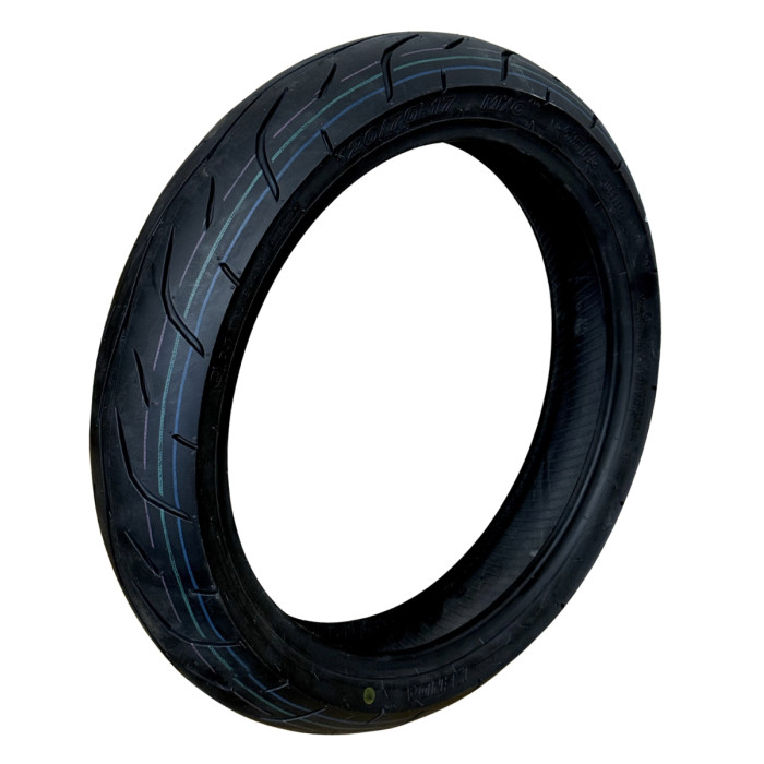 Резина передня (мотард) Kenda K711 120/70 - 17 58H у комплекті з камерою і фліппером