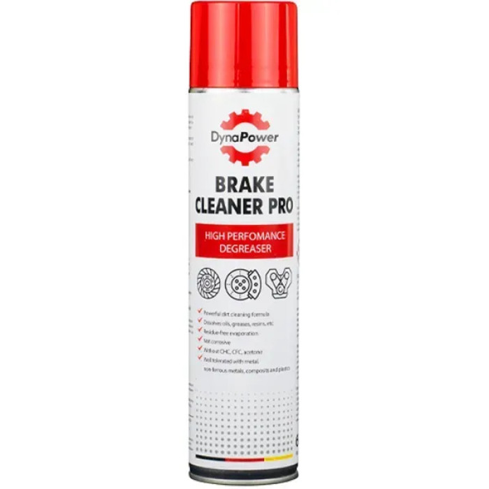 Очищувач гальм DynaPower Brake Cleaner Pro 600МЛ